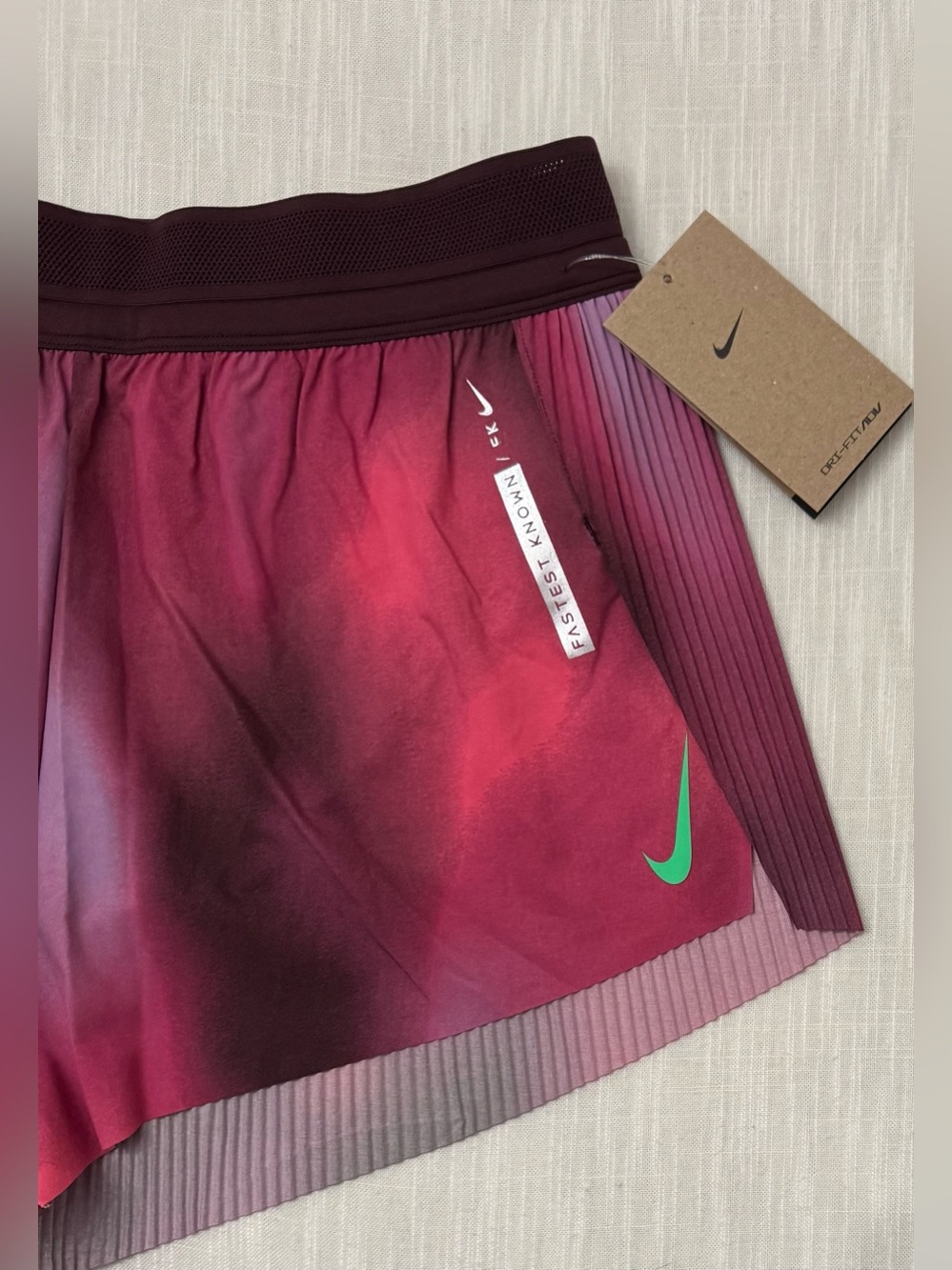 Nike Women Medium Dri-Fit ADV AeroSwift Faith Kipyegon Running Shorts IF1629-532 - Picture 6 of 14